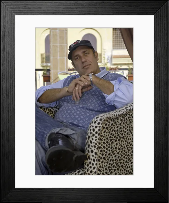 Framed Print : MOCCIAFederico (1963). Writer. 2007. Oscar Elias / AISA / Everett Collection (184744)**US SALES ONLY**