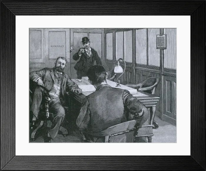 Framed Print : Henry Clay Frick, board chairman of U.S. Steel, was shot and stabbed by Anarchist Alexander Berkman in 1892 Framed Print : Henry Clay Frick, board chairman of U.S. Steel, was shot and stabbed by Anarchist Alexander Berkman in 1892
