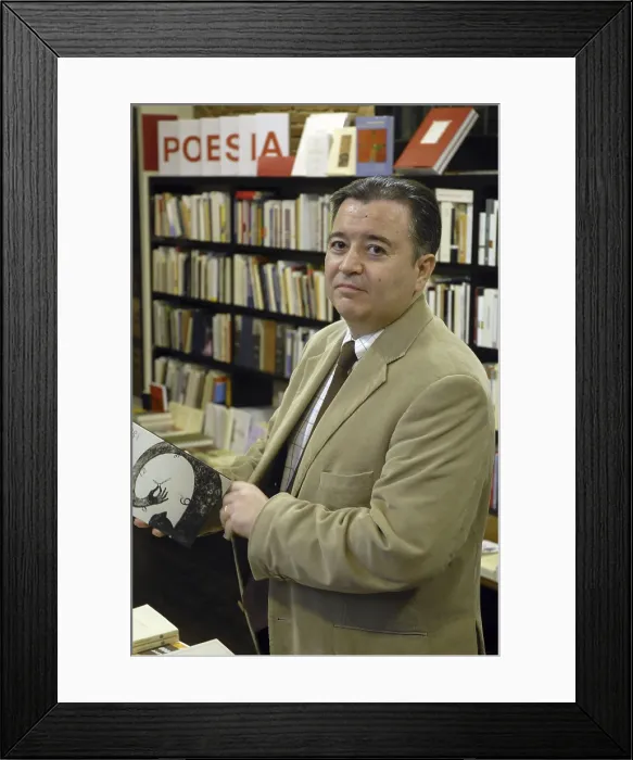 Framed Print : MAICASRal Carlos (1962). Writer. 2007. Oscar Elias / AISA / Everett Collection (184740)**US SALES ONLY** Framed Print : MAICASRal Carlos (1962). Writer. 2007. Oscar Elias / AISA / Everett Collection (184740)**US SALES ONLY**