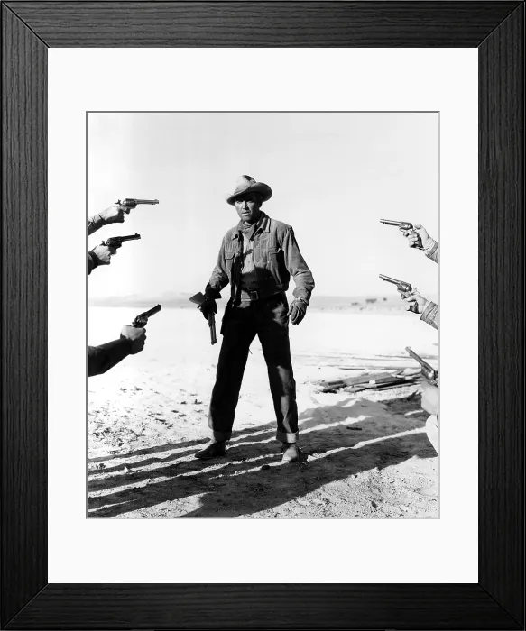 Framed Print : THE MAN FROM LARAMIE, James Stewart, 1955