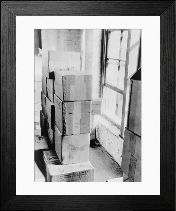 Framed Print : Hiding place of the sniper who killed President Kennedy, on the sixth floor of Texas School Book Depository, on November 22, 1963