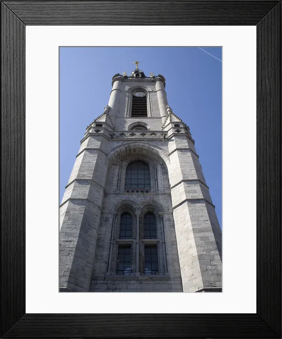 Framed Print : BELGIUM. Tournai. Le Beffroi', the oldest bell tower in Belgium (12th century). Architecture. - Paul Maeyaert / Iberfoto / Everett Collection (167102)**US SALES ONLY**