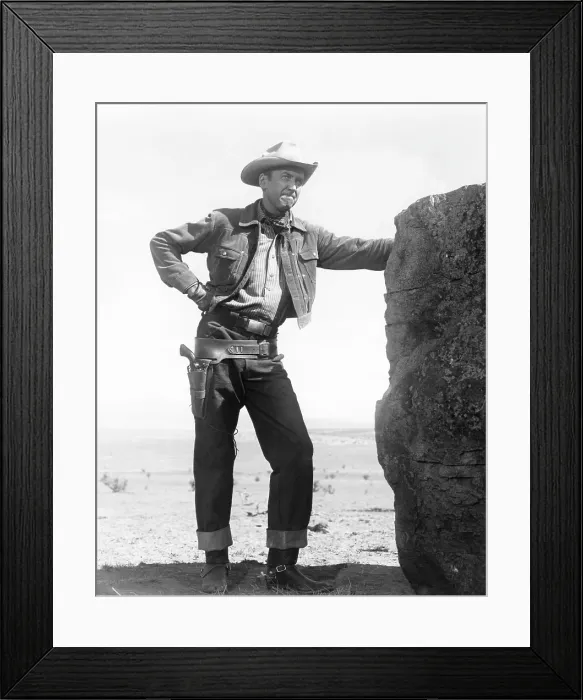 Framed Print : THE MAN FROM LARAMIE, James Stewart, 1955