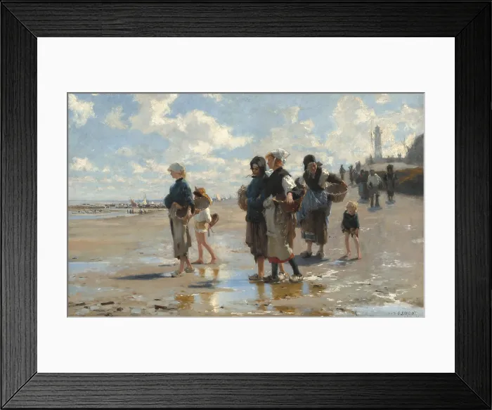 Framed Print : Setting Out to Fish, by John Singer Sargent, 1878, American painting, oil on canvas Framed Print : Setting Out to Fish, by John Singer Sargent, 1878, American painting, oil on canvas