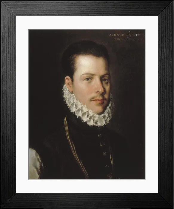 Framed Print : SANCHEZ COELLO, Alonso (1531-1588). Painter. Court painter of Philip II. He was an important Renaissance portrait painter. Unknown artist. Renaissance art. Oil on canvas