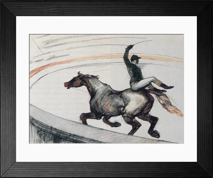 Framed Print : TOULOUSE-LAUTREC, Henri de (1864-1901). Jockey. 1899. Post-Impressionism. Drawing. - J. Bedmar / Iberfoto / Everett Collection (166363)**US SALES ONLY** Framed Print : TOULOUSE-LAUTREC, Henri de (1864-1901). Jockey. 1899. Post-Impressionism. Drawing. - J. Bedmar / Iberfoto / Everett Collection (166363)**US SALES ONLY**