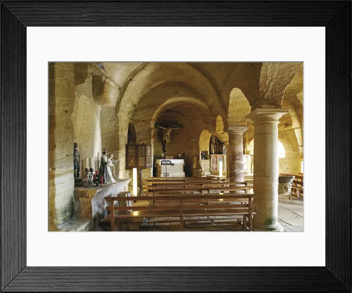 Framed Print : SPAIN. PALENCIA. Olleros de Pisuerga cave church. Preromanesque art. - Cardinalia / Iberfoto / Everett Collection (166163)**US SALES ONLY** Framed Print : SPAIN. PALENCIA. Olleros de Pisuerga cave church. Preromanesque art. - Cardinalia / Iberfoto / Everett Collection (166163)**US SALES ONLY**