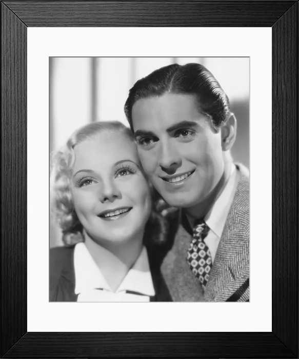 Framed Print : THIN ICE, from left: Sonja Henie, 1937, TM & Copyright 20th Century Fox Film Corp. / courtesy Everett Collection Framed Print : THIN ICE, from left: Sonja Henie, 1937, TM & Copyright 20th Century Fox Film Corp. / courtesy Everett Collection