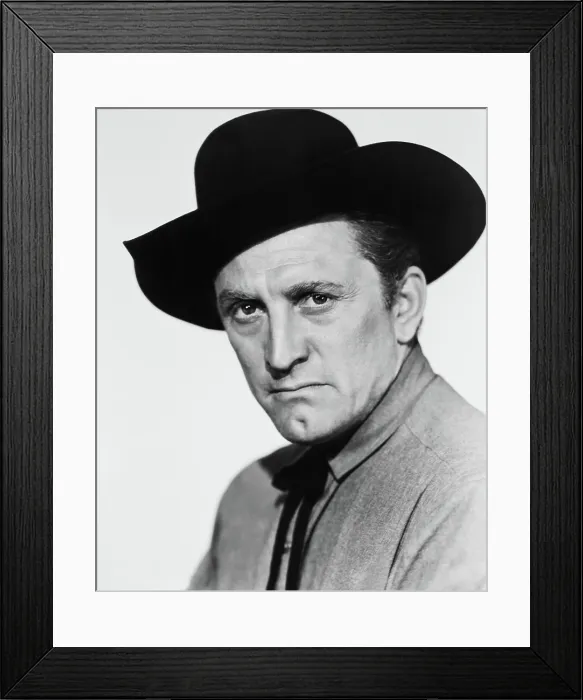 Framed Print : LAST TRAIN FROM GUN HILL, Kirk Douglas, 1959