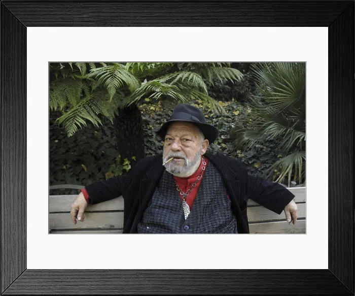 Framed Print : BERLINGPeter (1934). Writer. 2007. Oscar Elias / AISA / Everett Collection (184748)**US SALES ONLY** Framed Print : BERLINGPeter (1934). Writer. 2007. Oscar Elias / AISA / Everett Collection (184748)**US SALES ONLY**