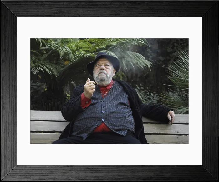 Framed Print : BERLINGPeter (1934). Writer. 2007. Oscar Elias / AISA / Everett Collection (184752)**US SALES ONLY**