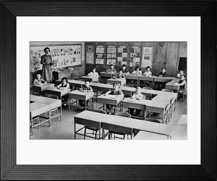 Framed Print : First graders undergo a spot check, examining their arms to make sure they do not have measles in 1961. The disease was not yet prevented by vaccines Framed Print : First graders undergo a spot check, examining their arms to make sure they do not have measles in 1961. The disease was not yet prevented by vaccines