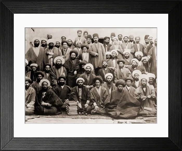 Framed Print : Islamic clerics is Persia, ca. 1910