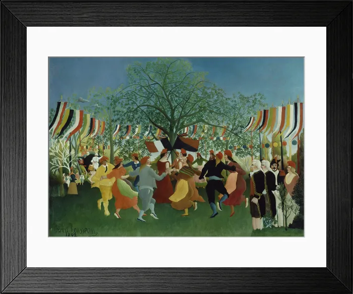Framed Print : A Centennial of Independence, by Henri Rousseau, 1892, French painting, oil on canvas. Peasants commemorating the centennial of the first French Republic of 1792 Framed Print : A Centennial of Independence, by Henri Rousseau, 1892, French painting, oil on canvas. Peasants commemorating the centennial of the first French Republic of 1792