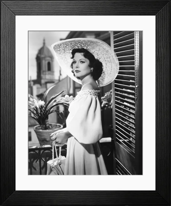 Framed Print : A LADY WITHOUT PASSPORT, Hedy Lamarr, 1950 Framed Print : A LADY WITHOUT PASSPORT, Hedy Lamarr, 1950