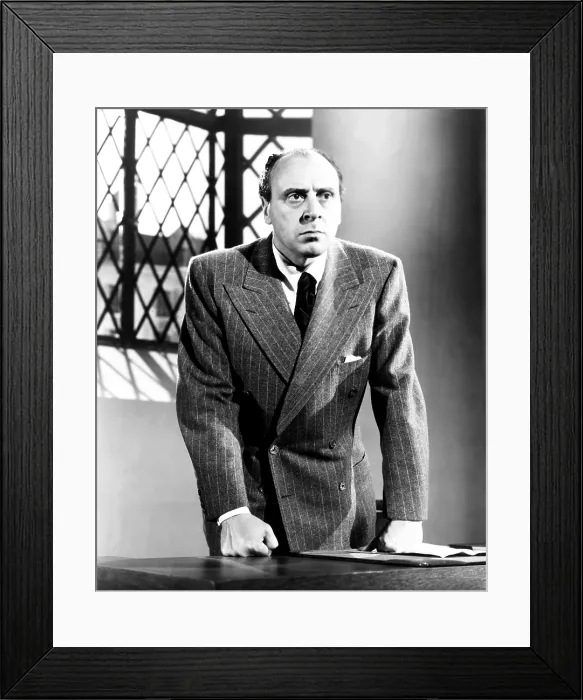 Framed Print : THIS LAND IS MINE, George Coulouris, 1943