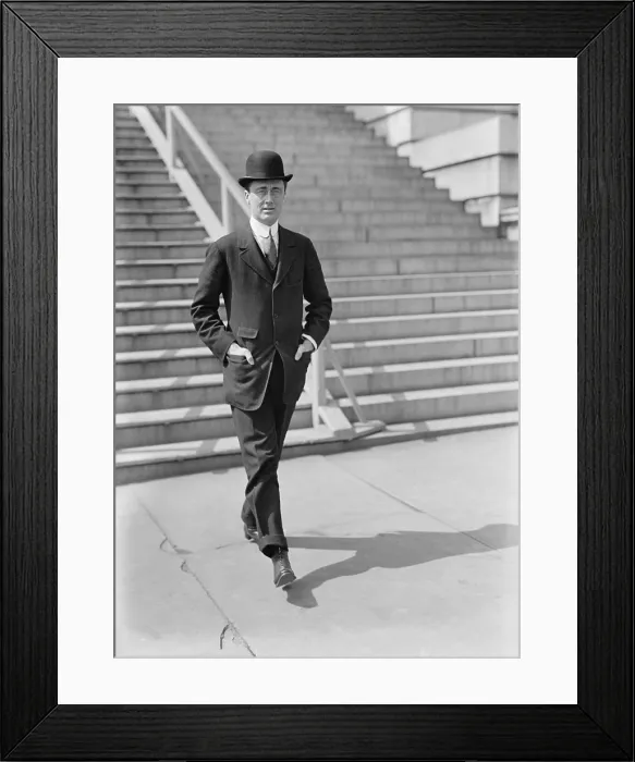 Framed Print : Franklin Roosevelt was only 31 when appointed Asst. Secretary of the Navy. Ca. 1913. (BSLOC_2013_5_69)