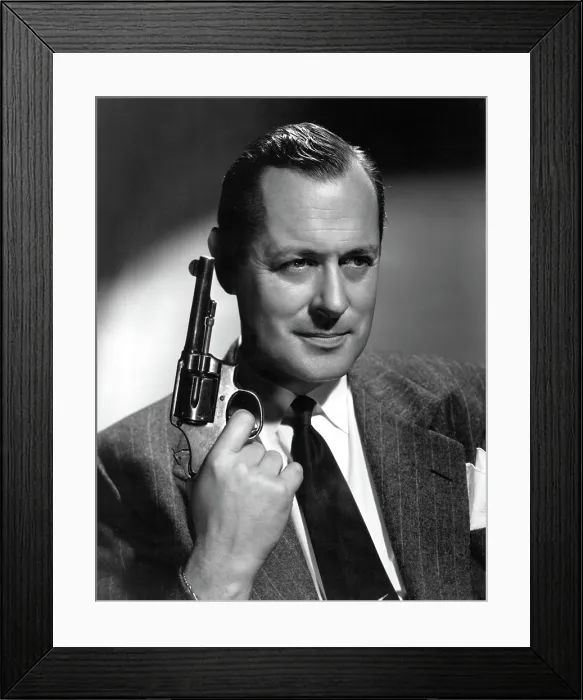 Framed Print : LADY IN THE LAKE, Robert Montgomery, 1947 Framed Print : LADY IN THE LAKE, Robert Montgomery, 1947