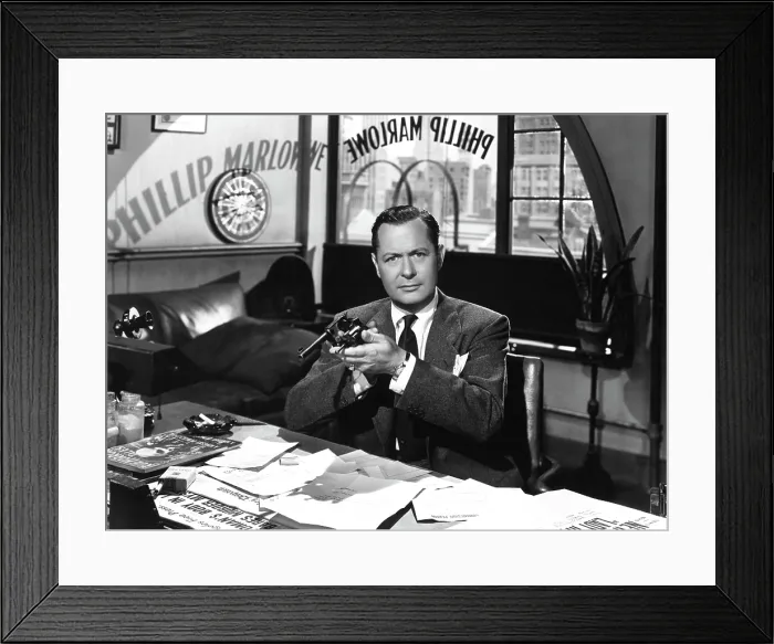 Framed Print : LADY IN THE LAKE, Robert Montgomery, 1947