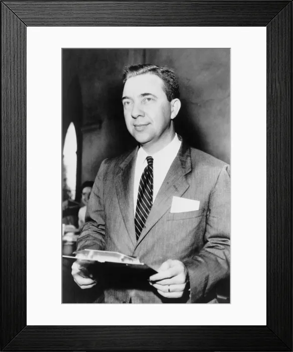 Framed Print : James A. Van Allen (1914-2006), American space physicist, discovered radiation belts surrounding the Earth and extending for several thousand miles into space Framed Print : James A. Van Allen (1914-2006), American space physicist, discovered radiation belts surrounding the Earth and extending for several thousand miles into space