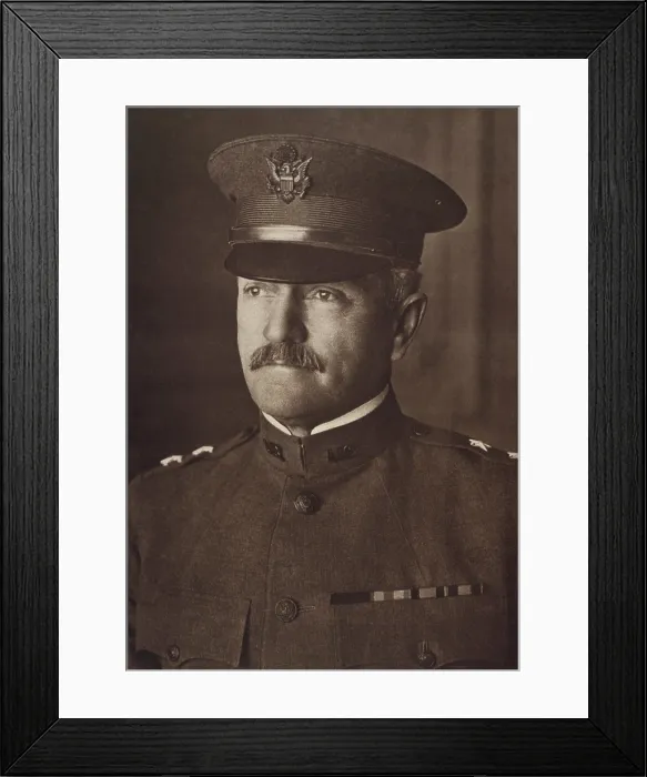 Framed Print : General John Pershing led the American Expeditionary Forces in World War I. 1917-19