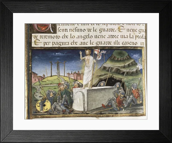 Framed Print : DE PREDIS, Cristoforo (1440-1486). Stories of Saint Joachim, Saint Anne, Virgin Mary, Jesus, the Baptist and the End of the World. 1476 Framed Print : DE PREDIS, Cristoforo (1440-1486). Stories of Saint Joachim, Saint Anne, Virgin Mary, Jesus, the Baptist and the End of the World. 1476