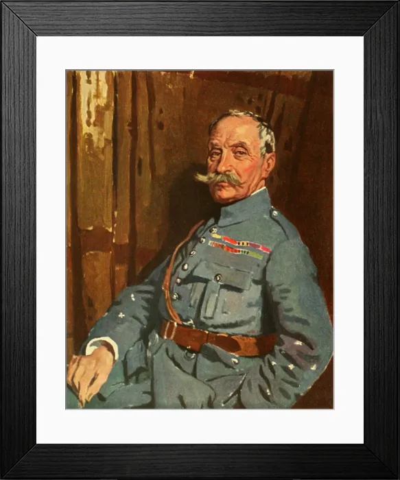Framed Print : Ferdinand Foch, Chief of the General Staff of the French armies in World War 1