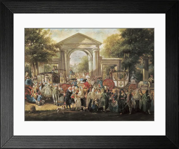Framed Print : PARET y ALCAZAR, Luis (1746-1798). The Feast in the Botanical Garden. c. 1789 - 1799. Oil on canvas. SPAIN. Madrid. LAzaro Galdiano Foundation Framed Print : PARET y ALCAZAR, Luis (1746-1798). The Feast in the Botanical Garden. c. 1789 - 1799. Oil on canvas. SPAIN. Madrid. LAzaro Galdiano Foundation