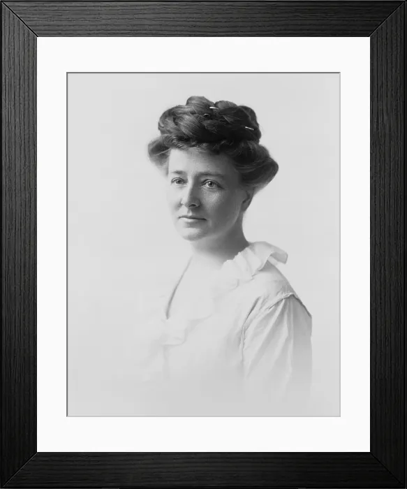 Framed Print : Maud Wood Park (1871-1955), joined Susan B. Anthony's older first generation of women's suffragists in her early twenties