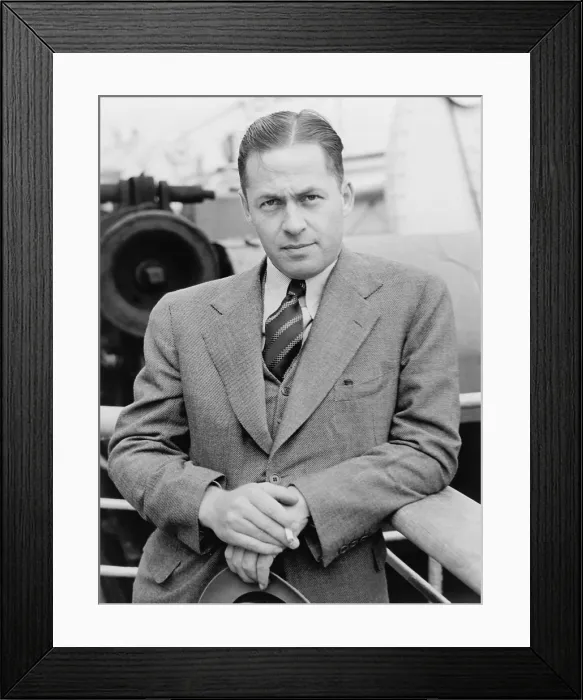 Framed Print : Bobby Jones (1902-1971), Amateur American golf champion in 1936