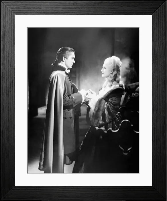 Framed Print : MARIE ANTOINETTE, from left: Tyrone Power, Norma Shearer, 1938