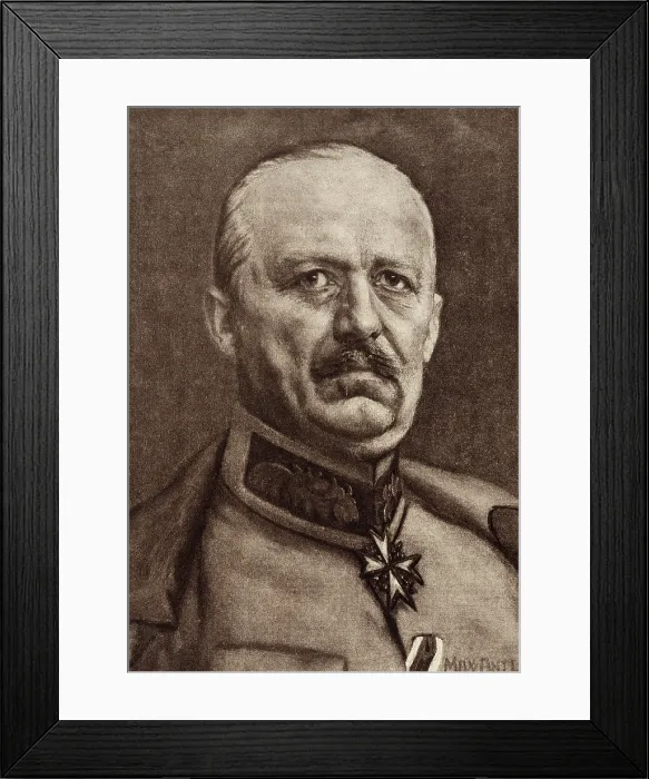 Framed Print : German General, Erich Ludendorff, Chief of the General Staff of the German armies from 1916-18 Framed Print : German General, Erich Ludendorff, Chief of the General Staff of the German armies from 1916-18