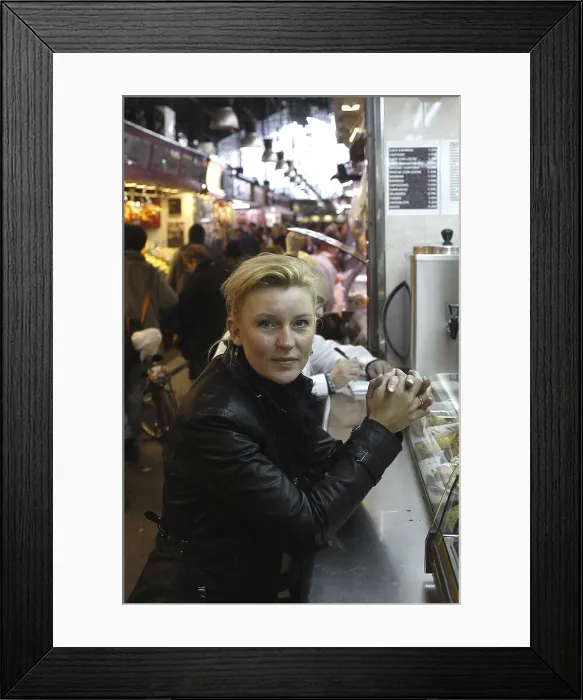 Framed Print : NOORTSaskia (1967). Writer. 2007. Oscar Elias / AISA / Everett Collection (184774)**US SALES ONLY**