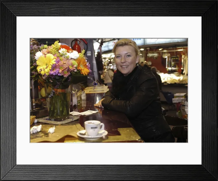 Framed Print : NOORTSaskia (1967). Writer. 2007. Oscar Elias / AISA / Everett Collection (184775)**US SALES ONLY**