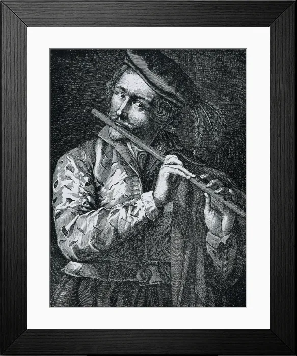 Framed Print : Flautist Lucas Vorsterman, the Old. Circa 1640. Dayton C. Miller Collection. - Coleccion Gasca / Iberfoto / Everett Collection (154172)**US SALES ONLY** Framed Print : Flautist Lucas Vorsterman, the Old. Circa 1640. Dayton C. Miller Collection. - Coleccion Gasca / Iberfoto / Everett Collection (154172)**US SALES ONLY**
