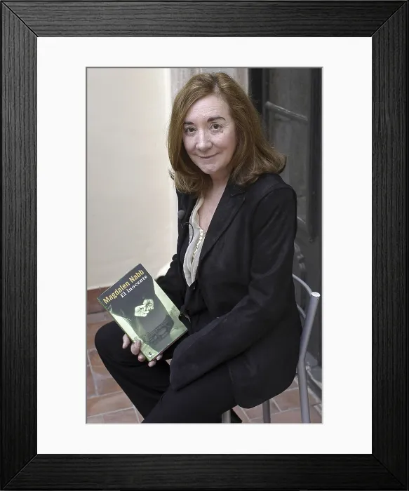 Framed Print : NAABMagdalen (1947 - 2007). Writer. 2007. Oscar Elias / AISA / Everett Collection (184768)**US SALES ONLY**