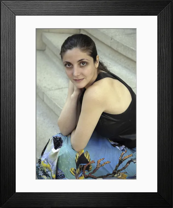 Framed Print : ESPIDO FREIREMara Laura (1974). Writer. 2007. Oscar Elias / AISA / Everett Collection (184759)**US SALES ONLY**