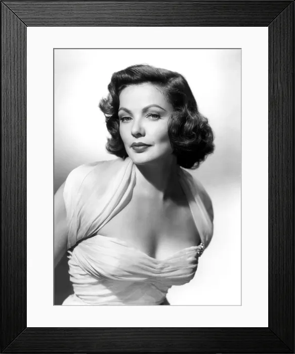Framed Print : THE MATING SEASON, Gene Tierney, costume designed by Oleg Cassini, 1951 Framed Print : THE MATING SEASON, Gene Tierney, costume designed by Oleg Cassini, 1951