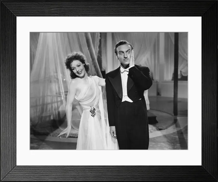 Framed Print : ETERNALLY YOURS, from left, Loretta Young, David Niven, 1939 Framed Print : ETERNALLY YOURS, from left, Loretta Young, David Niven, 1939
