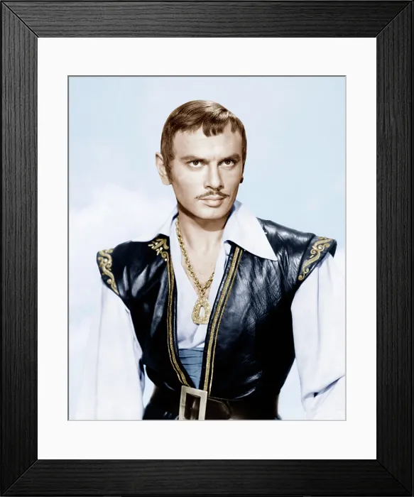 Framed Print : THE BUCCANEER, Yul Brynner, 1958 Framed Print : THE BUCCANEER, Yul Brynner, 1958