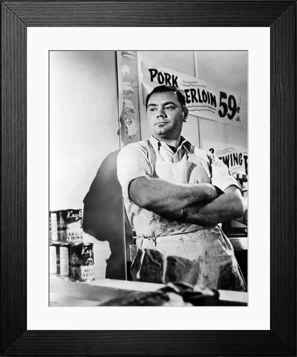 Framed Print : MARTY, Ernest Borgnine, 1955 Framed Print : MARTY, Ernest Borgnine, 1955