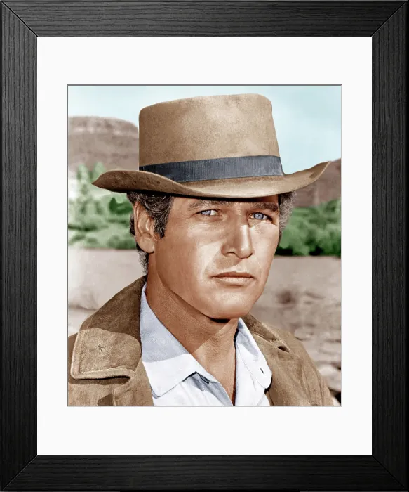 Framed Print : BUTCH CASSIDY AND THE SUNDANCE KID, Paul Newman, 1969. 20th Century-Fox Film Corporation, TM & Copyright / courtesy Everett Collection