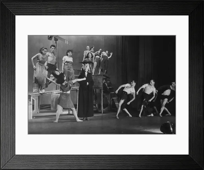 Framed Print : WPA Federal Theater Project, Young Tramps, 1936-37. The dance theater production was choreographed by Don Oscar Becque with music by Donald Pond. (BSLOC_2013_7_96)