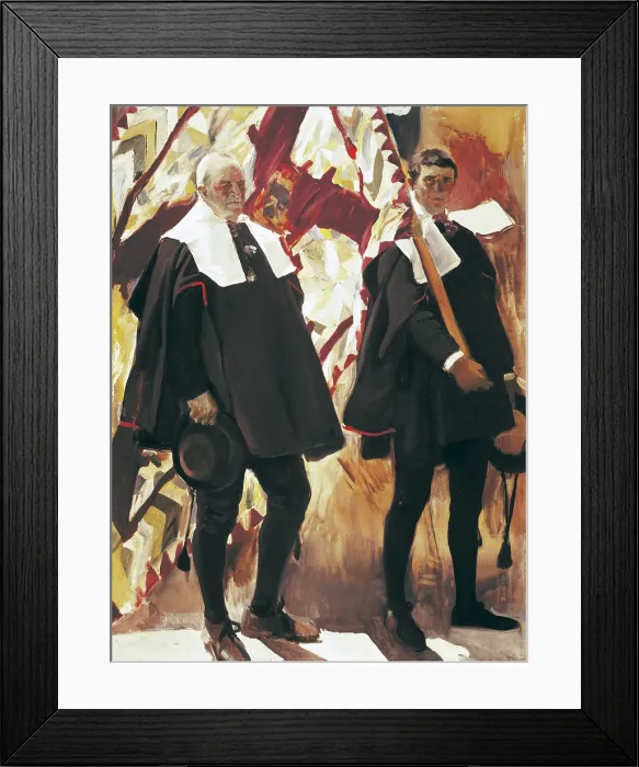 Framed Print : SOROLLA, Joaquin (1863-1923). People from Roncal. 1912. Oil on canvas. Private Collection. - Iberfoto / Everett Collection (298793)**US SALES ONLY** Framed Print : SOROLLA, Joaquin (1863-1923). People from Roncal. 1912. Oil on canvas. Private Collection. - Iberfoto / Everett Collection (298793)**US SALES ONLY**