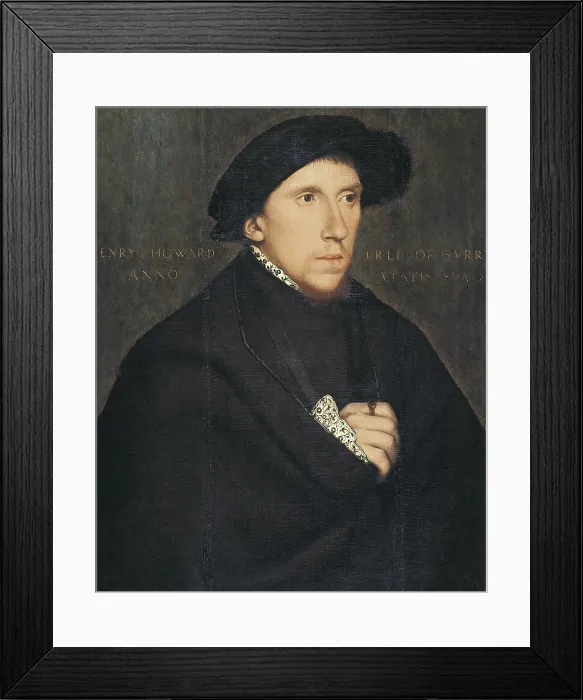 Framed Print : Holbein, Hans, school of (first half 16th). Portrait of Henry Howard. 1st half 16th c. Oil. BRAZIL. Sao Paulo. Sao Paulo Museum of Art