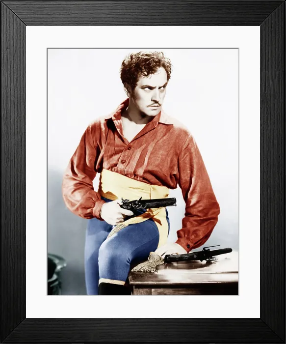 Framed Print : THE BUCCANEER, Fredric March, 1938