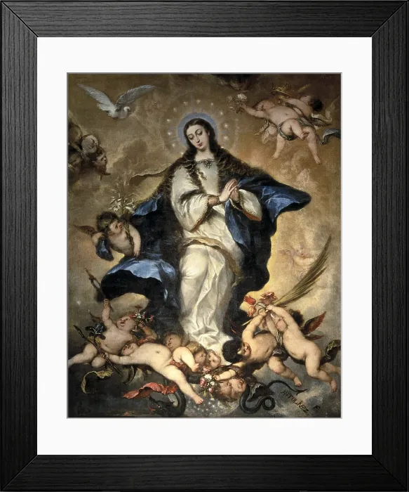 Framed Print : ANTOLINEZ, Jose (1635-1675). The Immaculate. Baroque art. Oil on canvas. SPAIN. Bilbao. Bilbao Fine Arts Museum. - CAGP / Iberfoto / Everett Collection (511577)**US SALES ONLY**