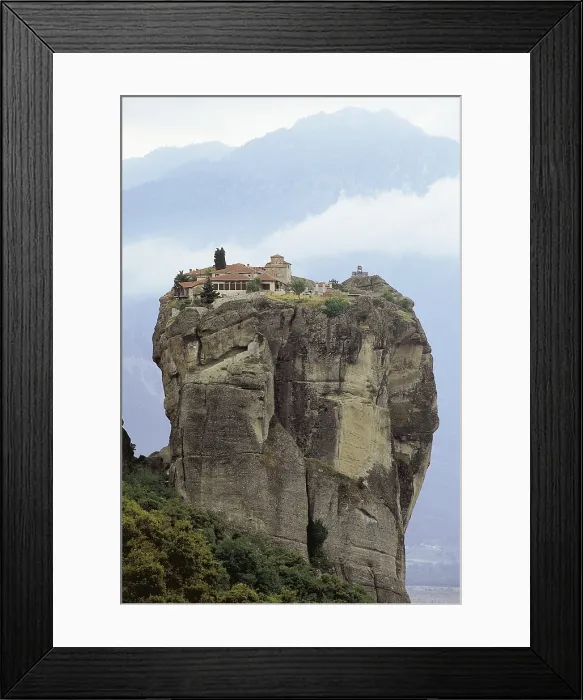 Framed Print : Monastery of the Holy Trinity (Hagia Triada). GREECE. THESSALY. TRIKALA. Meteora. Late Byzantine art. - Iberfoto / Everett Collection (155833)**US SALES ONLY**