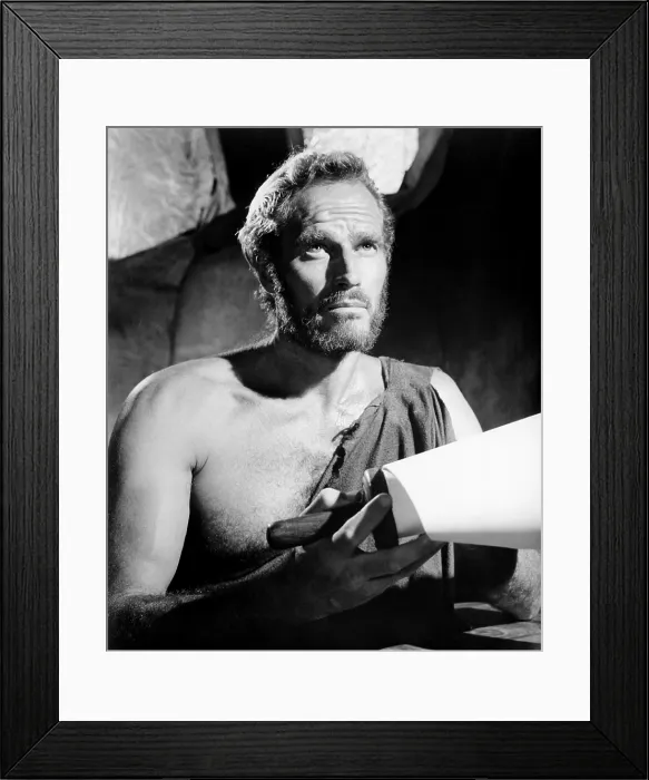 Framed Print : PLANET OF THE APES, Charlton Heston, 1968, TM and Copyright 20th Century Fox Film Corp. All rights reserved
