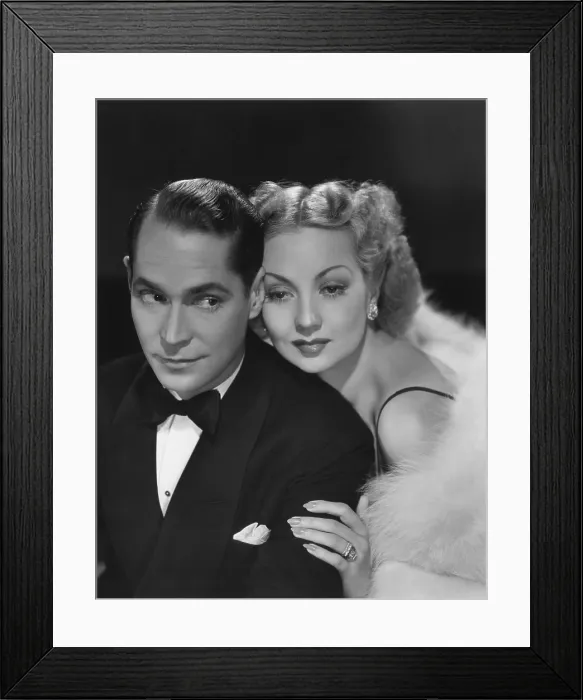 Framed Print : FAST AND FURIOUS, from left: Franchot Tone, Ann Sothern, 1939